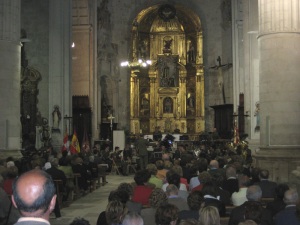 Imágenes del concierto en la ex Colegiata Santa María en Roa de Duero